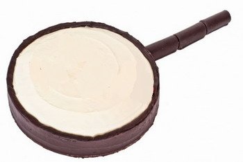 עוגה בצורת זכוכית מגדלת