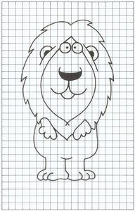 עוגה בצורת אריה עוגה בצורת אריה