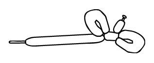 כלב מקיפולי בלונים