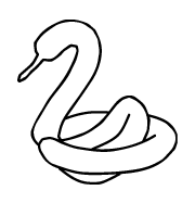 ברבור מקיפול בלונים