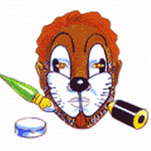 איפור פני כלב