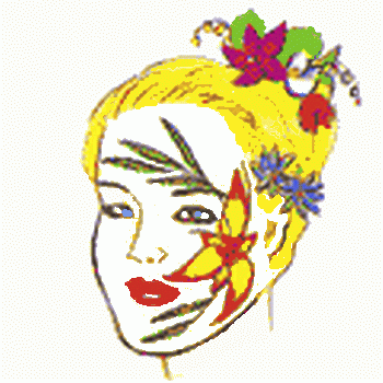 איפור נערת הפרחים flower_makeup11