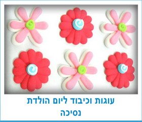 עוגות וכיבוד ליום הולדת נסיכה