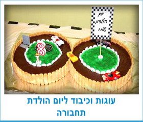 עוגות וכיבוד ליום הולדת תחבורה